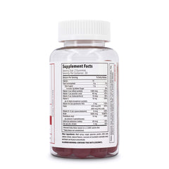 Nutrition panel features vitamins A, E, B12, and B5.