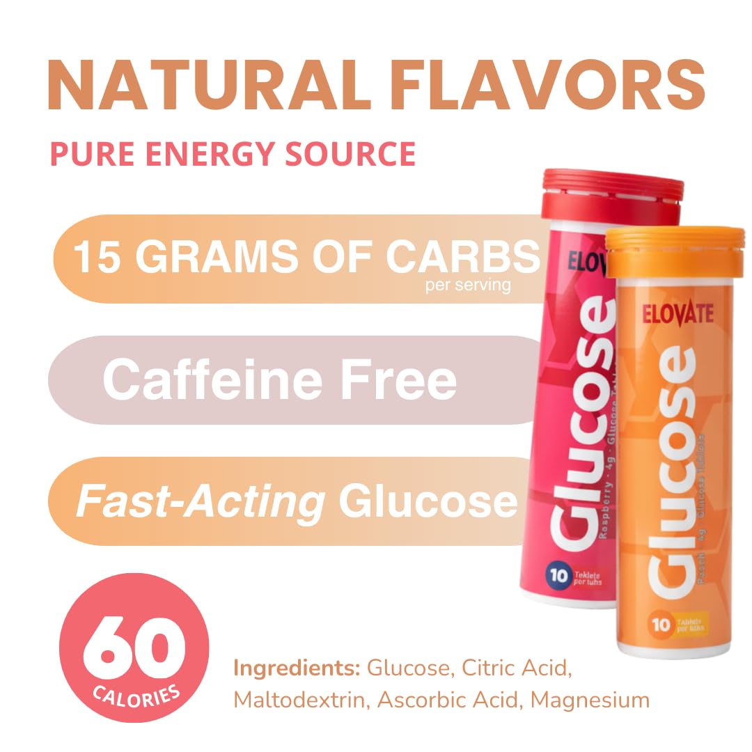 Precise, portion-controlled dosing from ELoVATE glucose tablets.