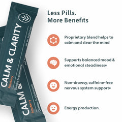 ELVD Calm & Clarity sublingual drops enable fast calming effect.