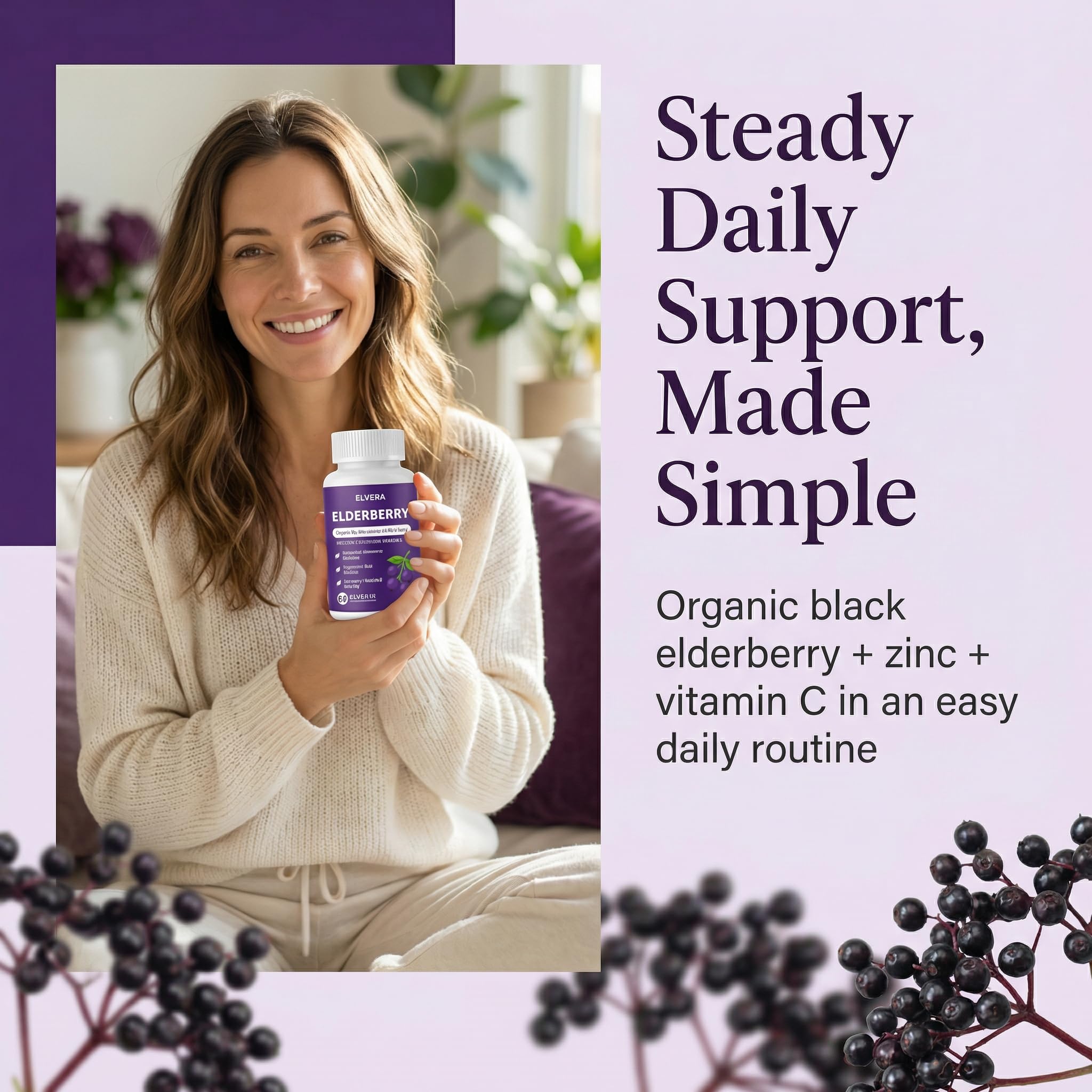 ELVERA Metabolism energy-support image suggesting steady daytime energy