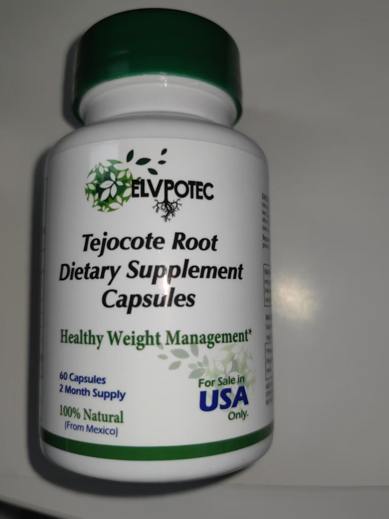 ELVPOTEC natural ingredients capsule showing gentle detox support for digestion.