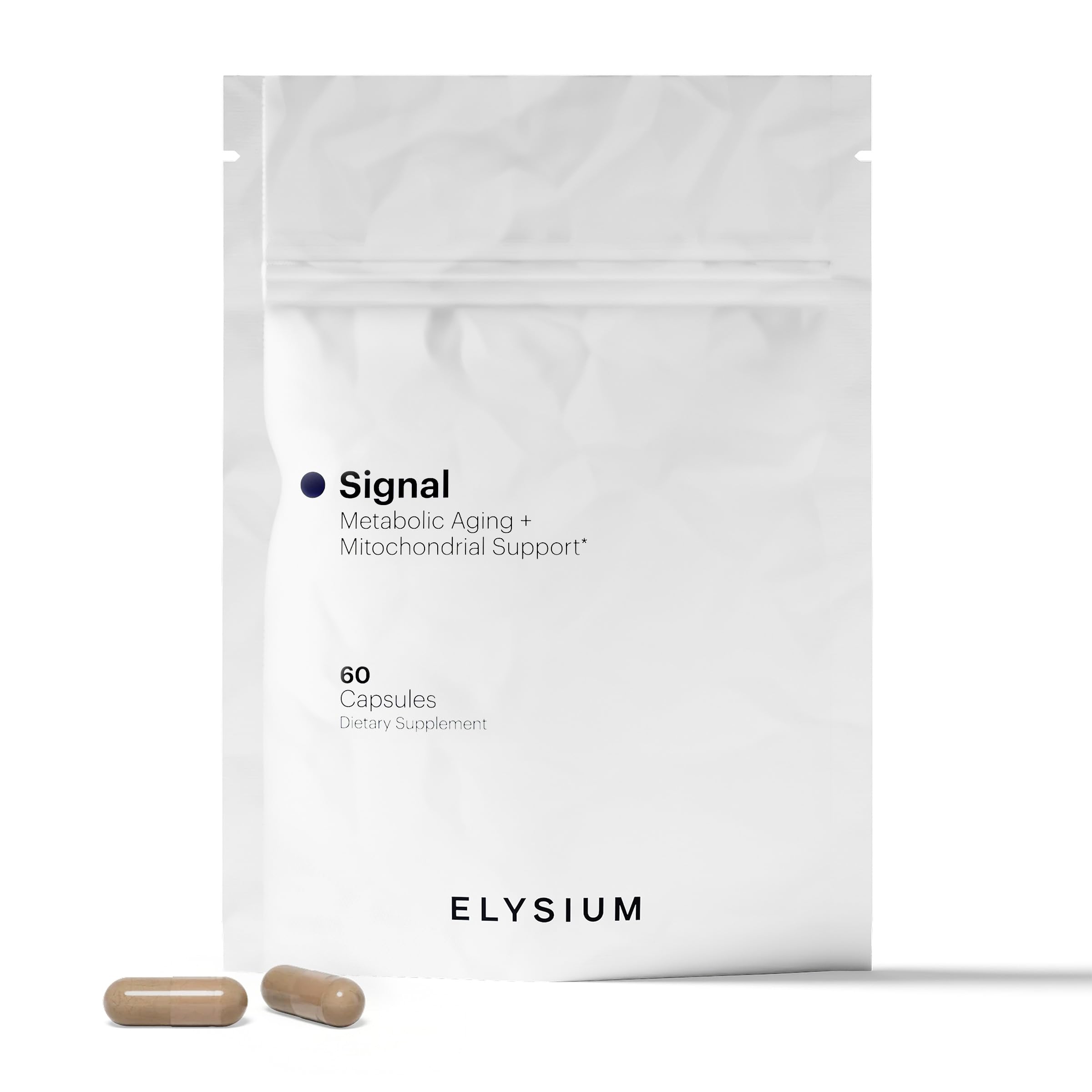 ELYSIUM Signal NMN bottle with capsules for daily energy support