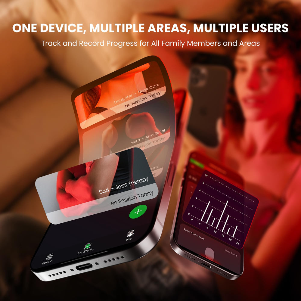 EmberTouch app screen highlighting remote control and personalized plans