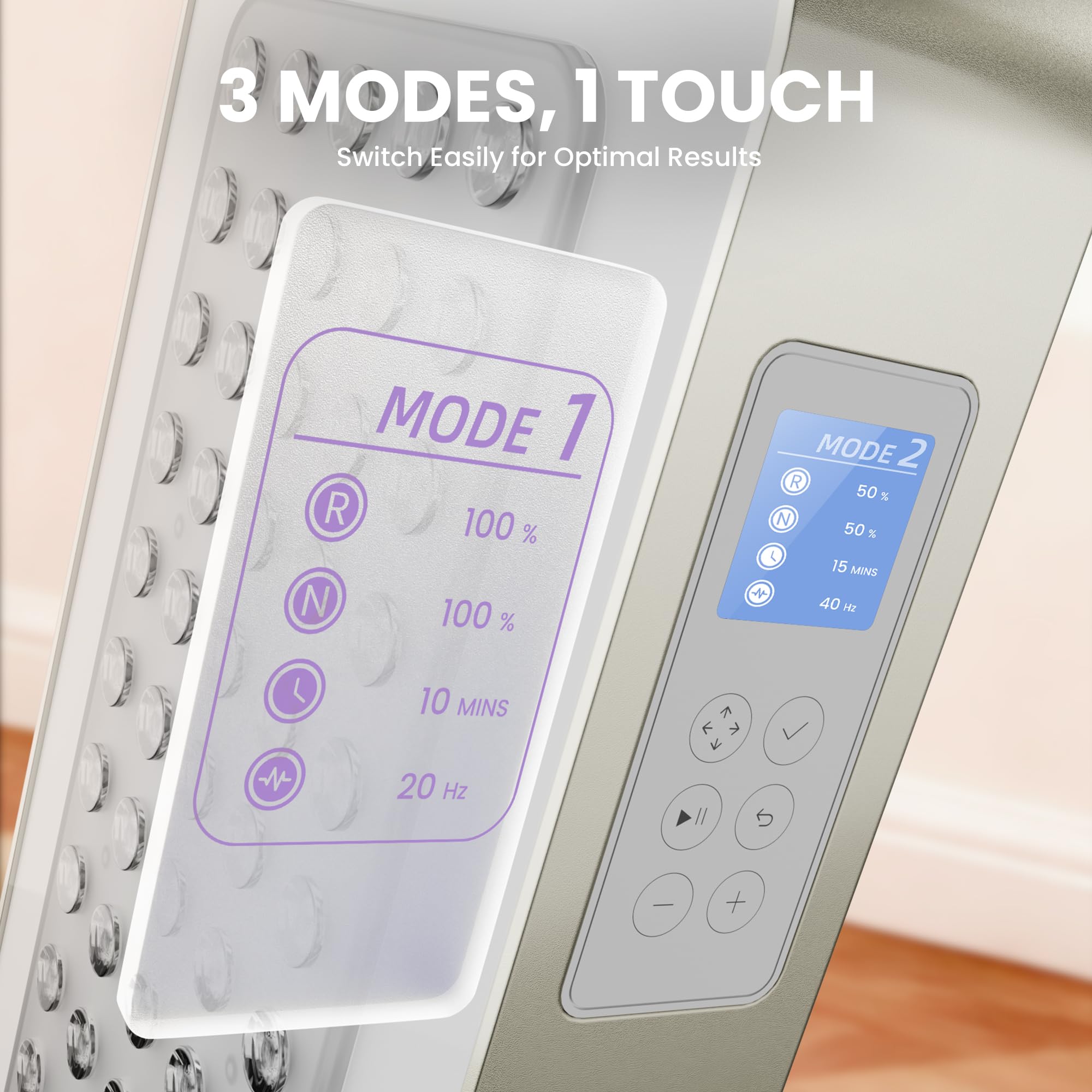 EmberTouch setup in living room demonstrates plug-and-play use
