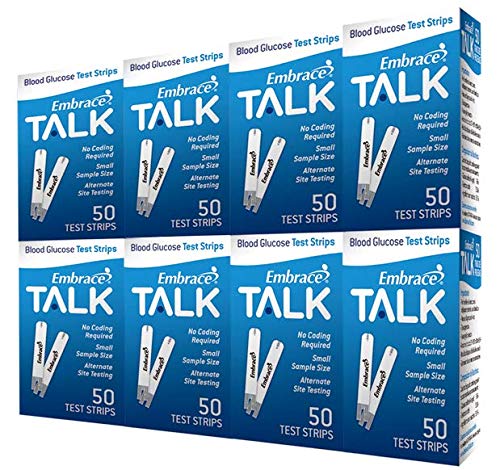Embrace Talk Strips bundle 400ct boxed set for reliable testing readiness