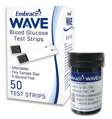 Embrace WAVE+ lancing device close-up for comfortable testing