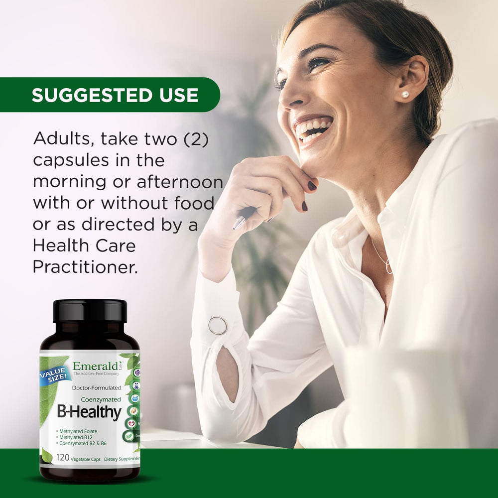 Emerald Labs B-Healthy full-spectrum B vitamins for energy and focus