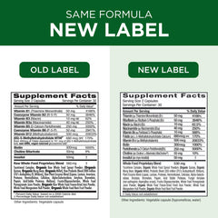 Emerald Labs B-Healthy vegan formulation label focus