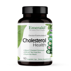 Emerald Labs Cholesterol Health bottle with CoQ10 for heart supporting nutrition