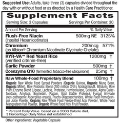 Emerald Labs Cholesterol Health bottle with flush-free Niacin for steady energy