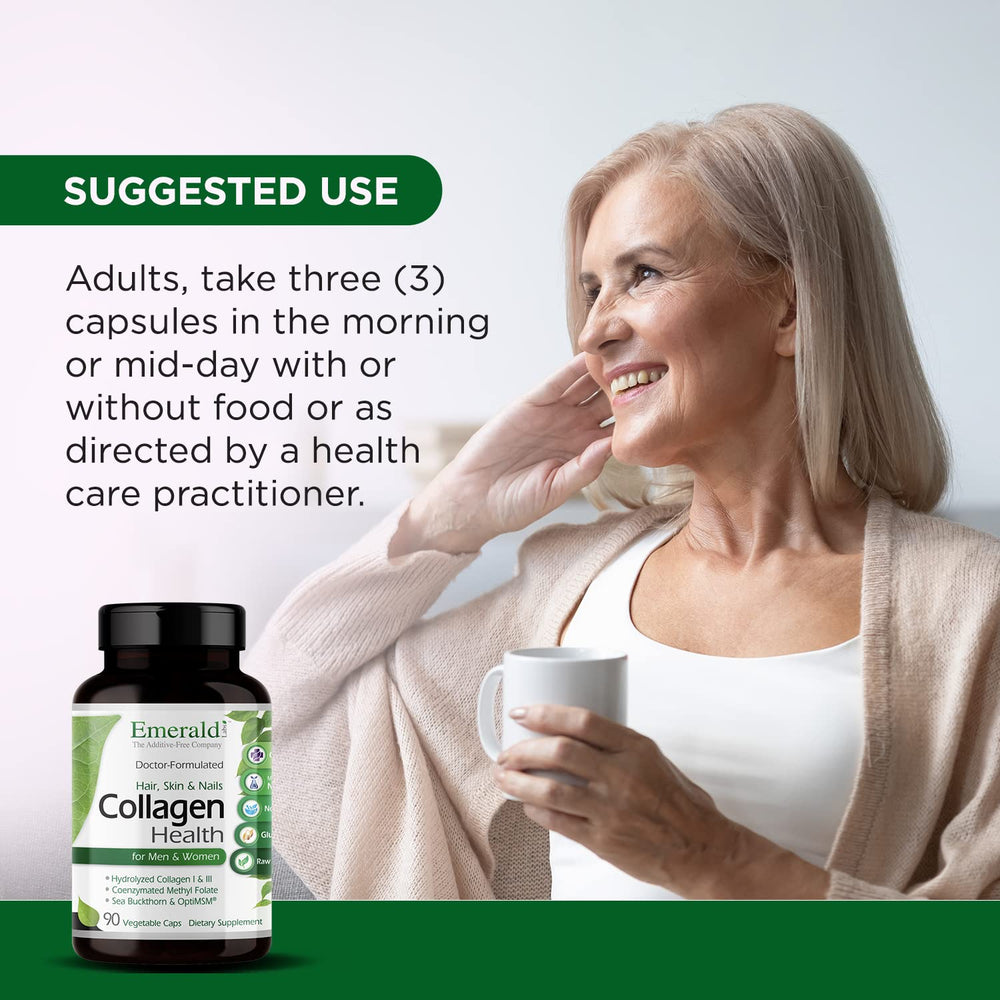 Collagen Health bottle on nightstand ready for daily routine.