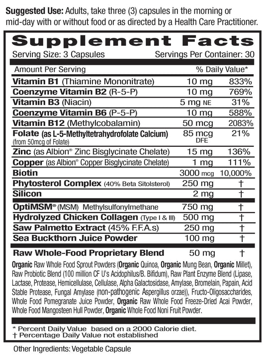 Capsules close-up of Emerald Labs Collagen Health for easy daily intake.