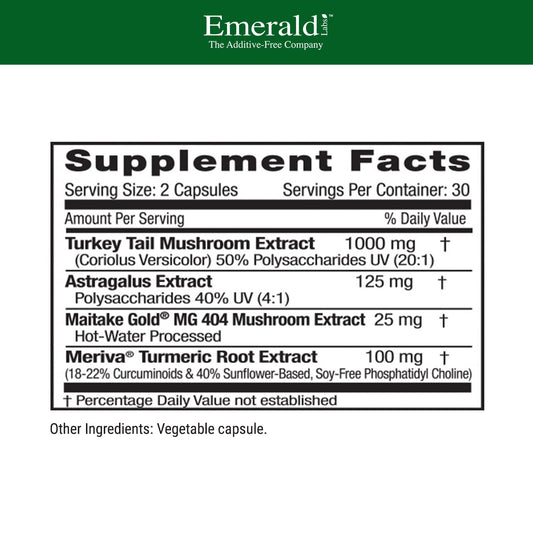 Emerald Labs Deep Immune Health capsules for convenient daily immune support