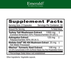 Emerald Labs Deep Immune Health capsules for convenient daily immune support