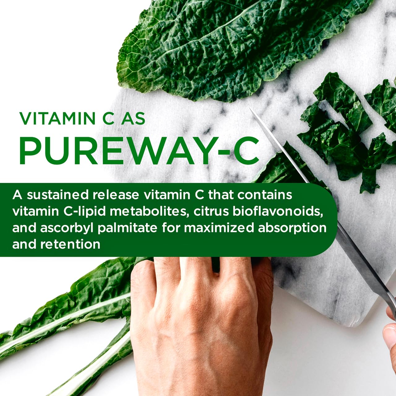 Emerald Labs Men's 1 Daily Multi capsules closeup highlights easy-to-take capsules.