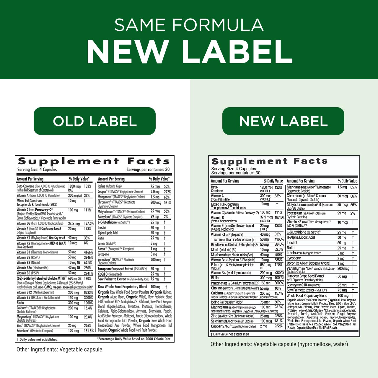 Emerald Labs Men's 45+ bottle on shelf suggesting convenient daily use