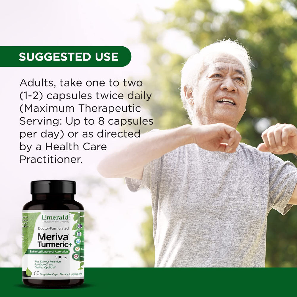Emerald Labs Meriva Turmeric Plus PureWay-C vitamin C for immune support