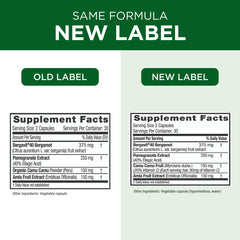 Front view of EMERALD LABS Bergamot+ box with bold branding.