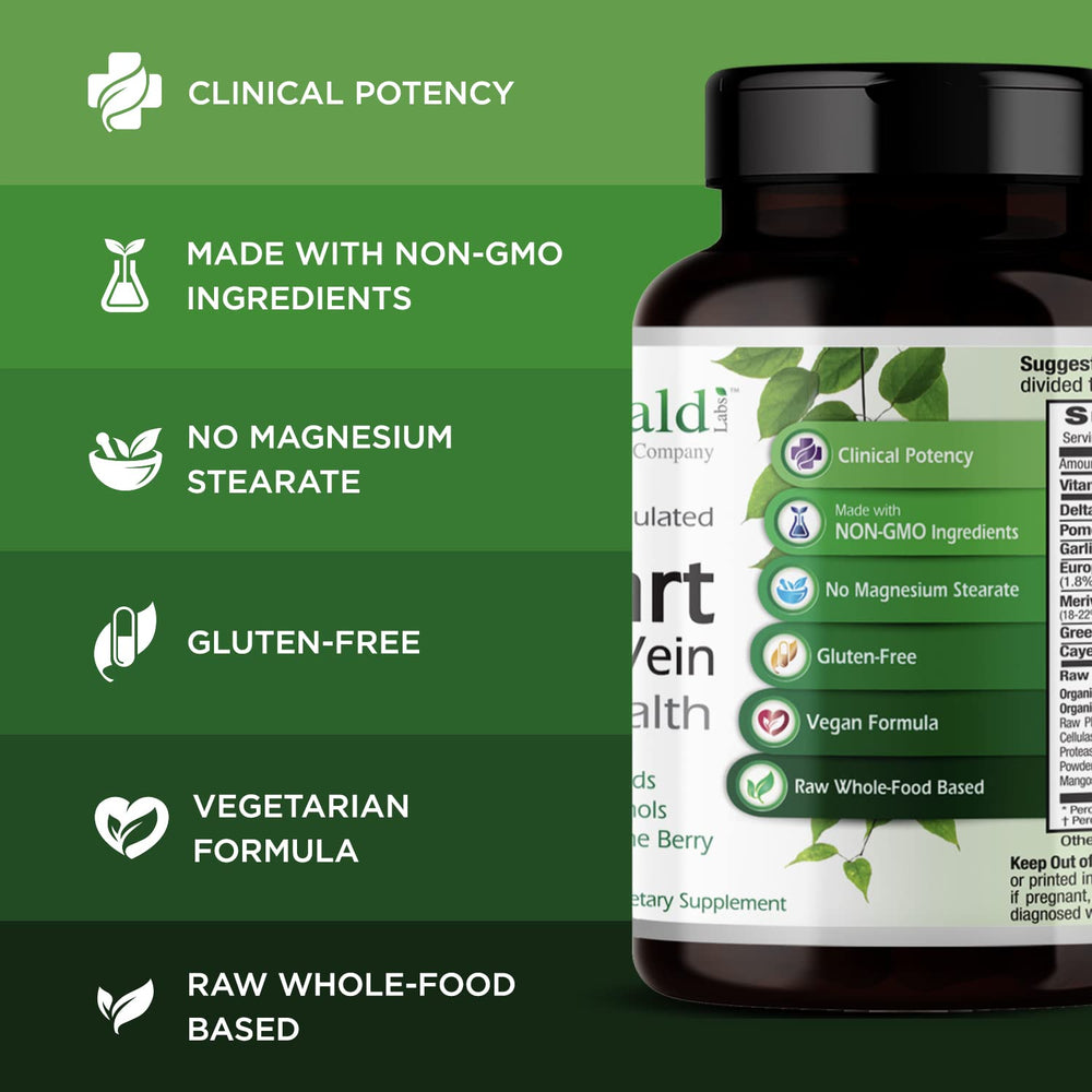 Emerald Labs vitamin K2 MK-7 capsules emphasize vascular health and calcium support