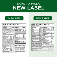 Emerald Labs Women's 45+ gluten-free and allergen-free packaging claim for sensitive needs.
