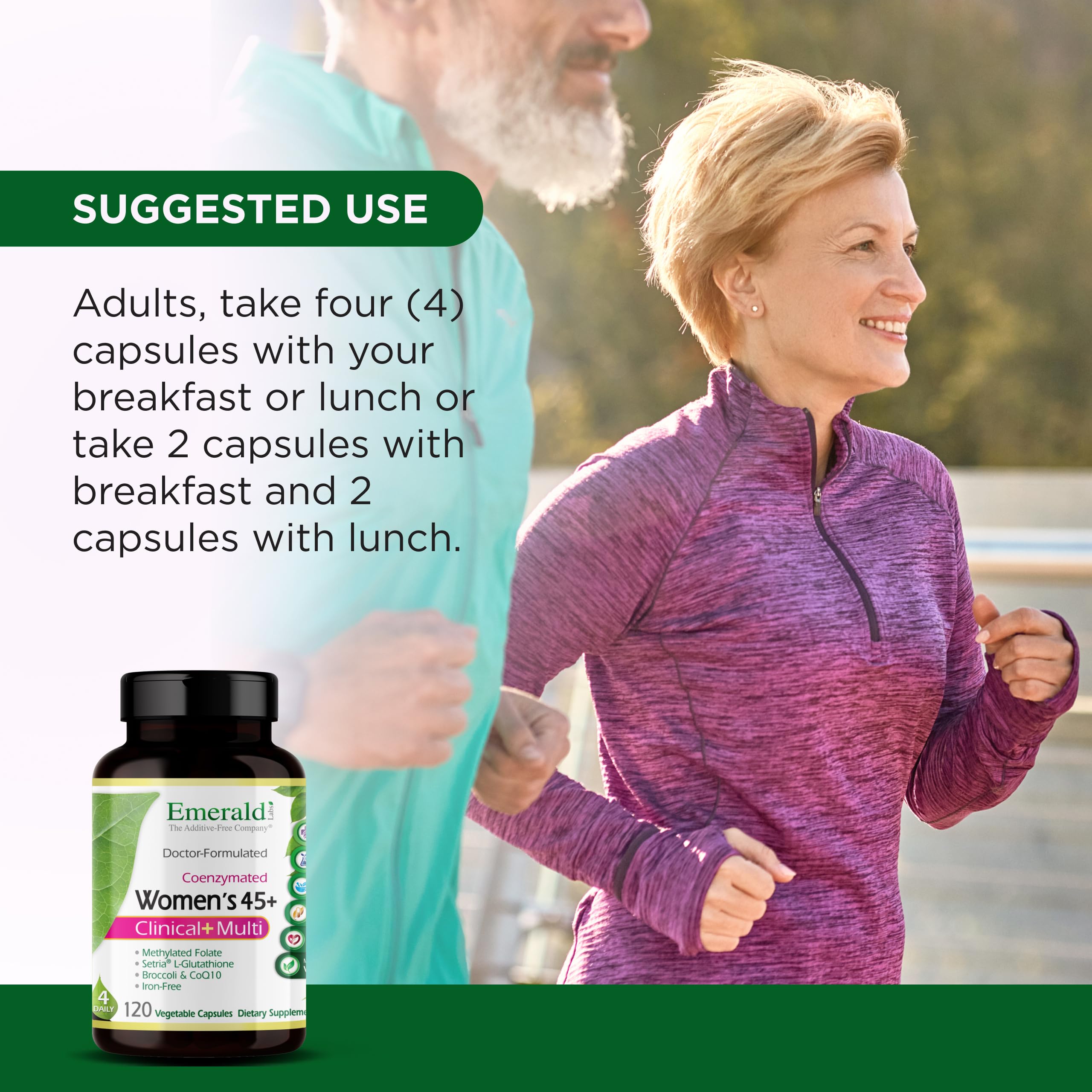 Visual emphasizes methylfolate (5-MTHF) as part of the blend