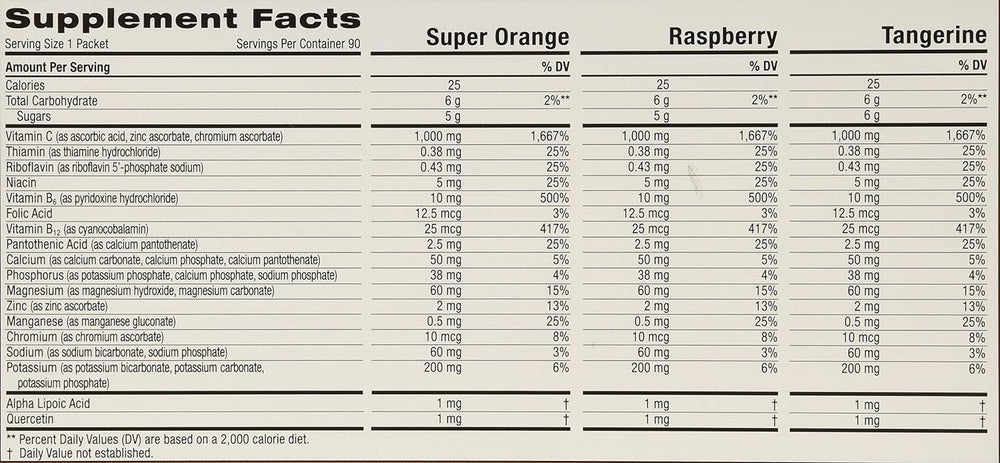 Emergen-C 1000 mg vitamin C box with assorted flavors for convenient daily use.