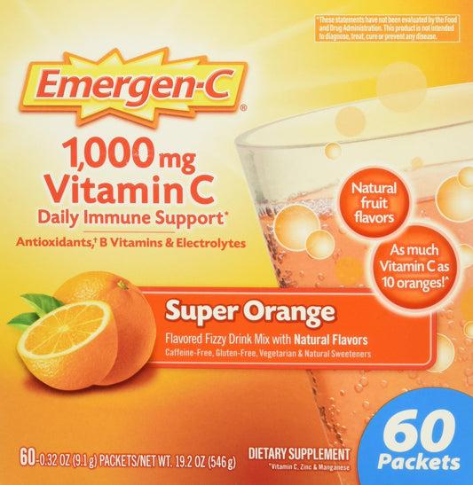 Emergen-C 130213 bottle pour promotes refreshing daily immune support
