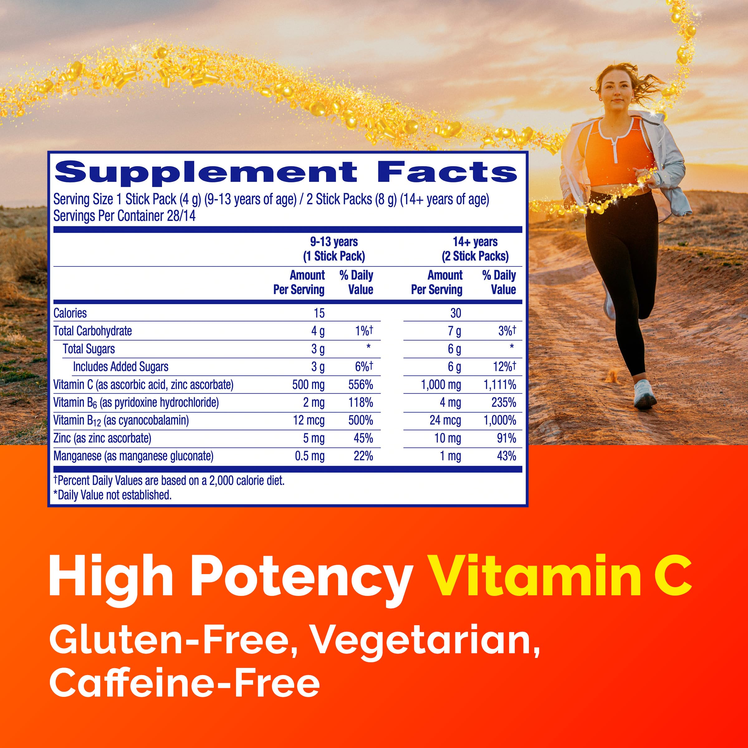 Emergen-C Crystals on-the-go immune support for busy days.