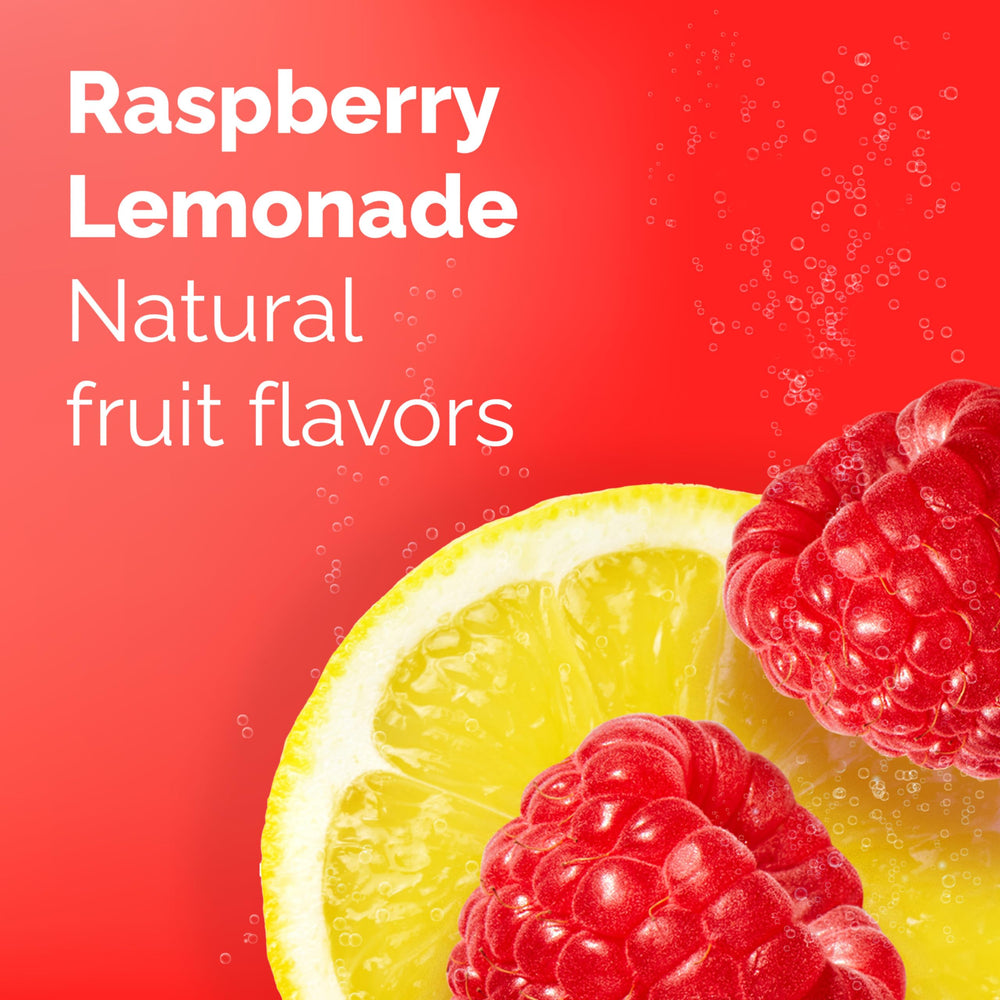B vitamins for energy support shown with a refreshing beverage.