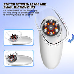 Emesak heat and massage mode delivers soothing warmth for comfortable sessions.