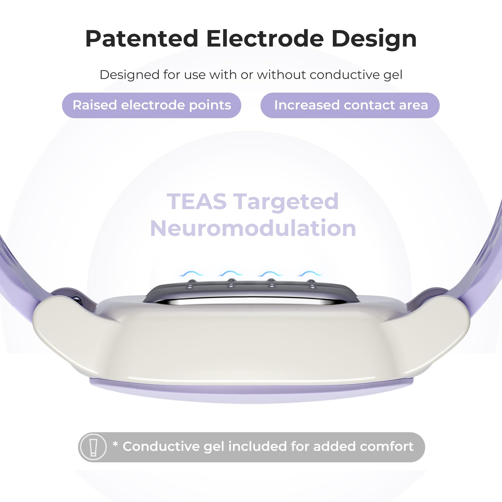 User adjusts intensity level on EmeTerm Explore wristband.