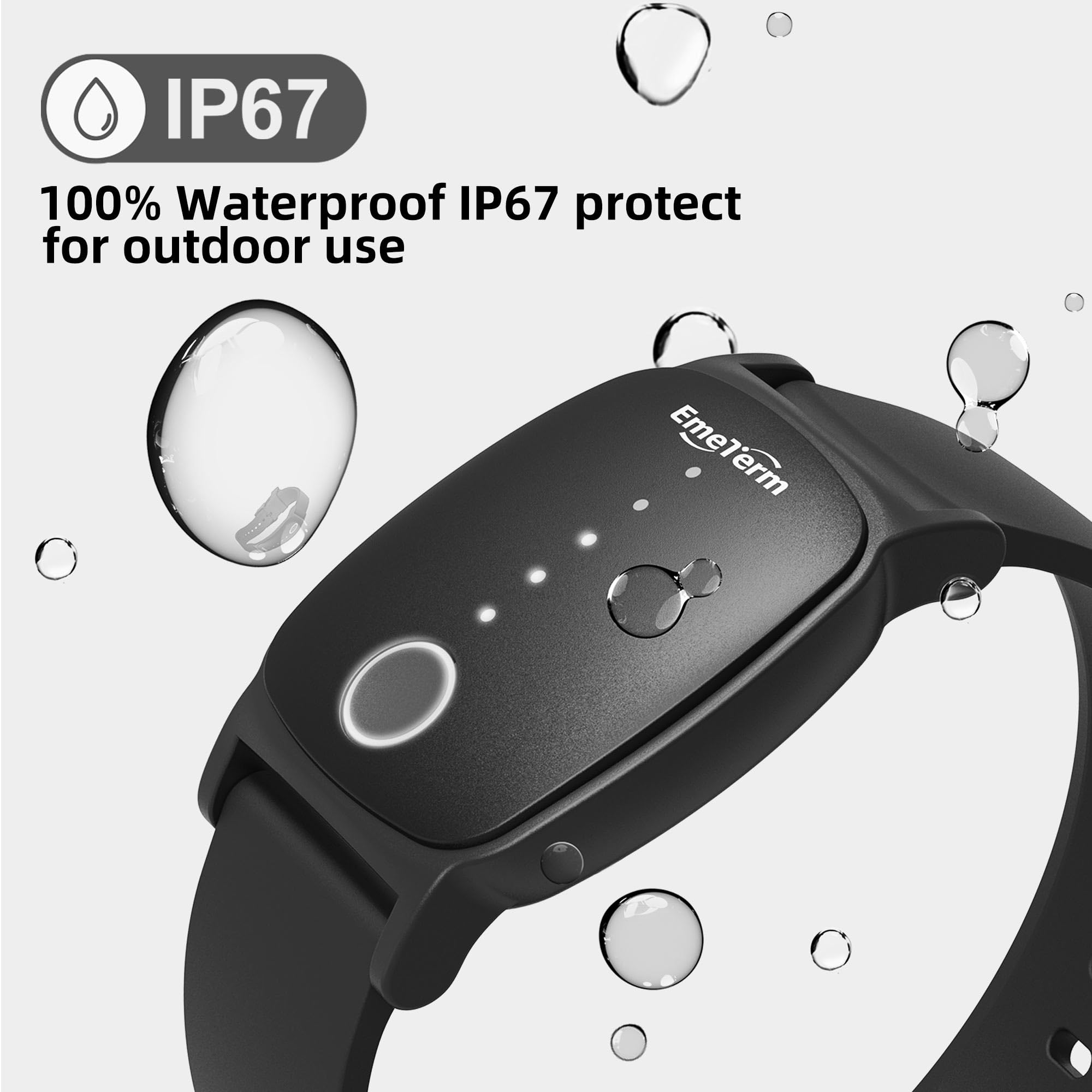 EmeTerm Explore Galaxy Apple Watch band attachment shows interchangeable styling.