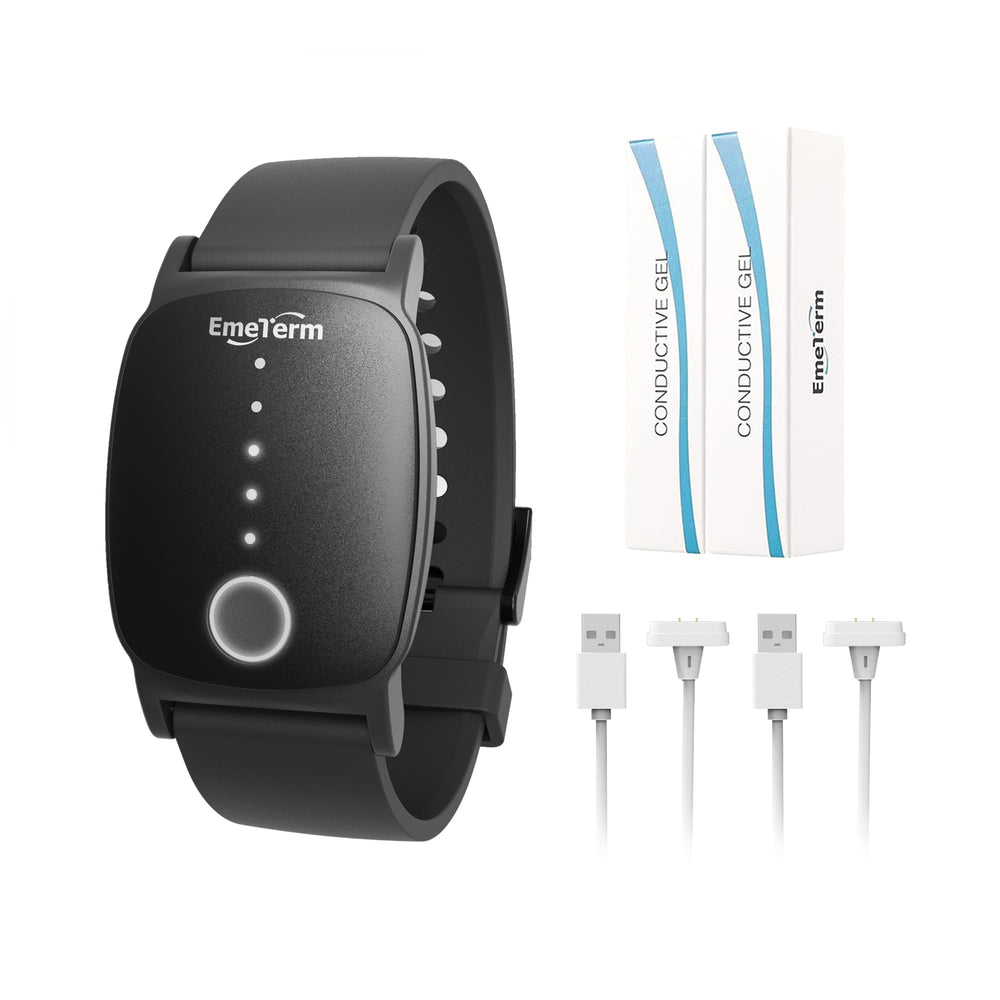 EmeTerm Explore Galaxy Black wristband with bundle offers motion relief on travels.