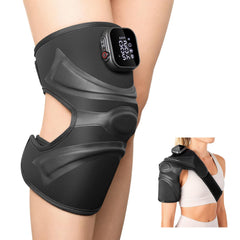 Emicool cordless knee massager with heat and vibration for targeted knee relief