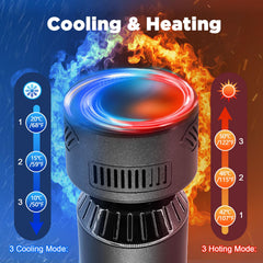 Emicool hot-cold head in action supports quick muscle tension relief.