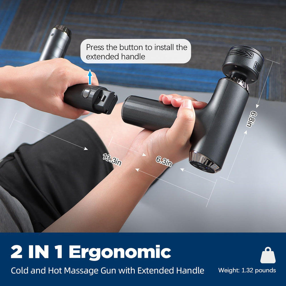 Emicool pressure-adaptive speed delivers tailored percussive massage.