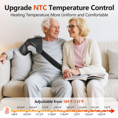 Wireless knee massager design for use at home, work, or gym
