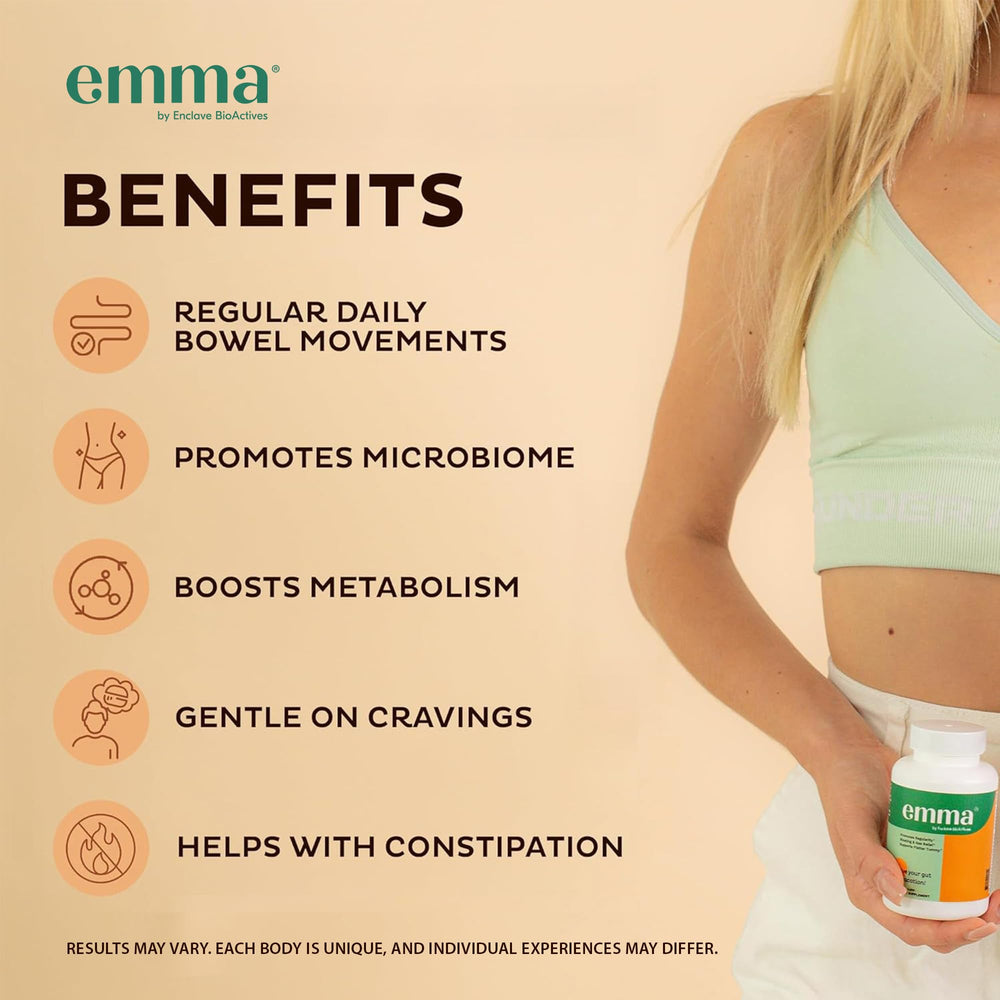 Emma Gut Health 4-pack user-friendly packaging for at-home routines.