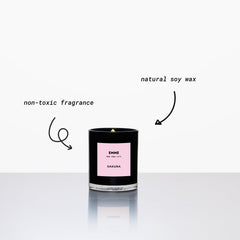 EMME Sakura wood wick candle crackles softly, delivering a calm ambience.