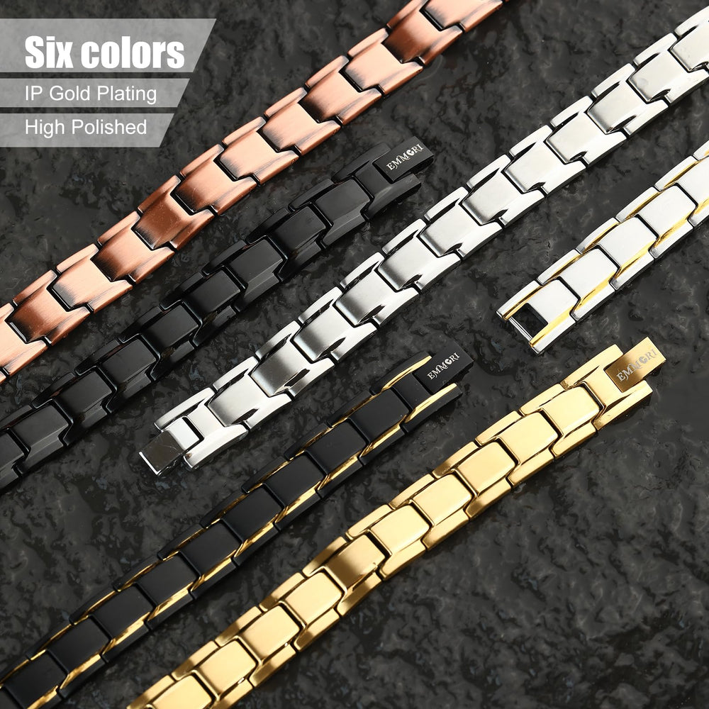 Emmori fashion-forward copper bracelet worn with everyday accessories.