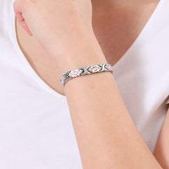 Emmori hypoallergenic medical-grade stainless steel bracelet with scratch-resistant finish