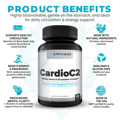 Black garlic and hawthorn components in CardioC2 for vitality.