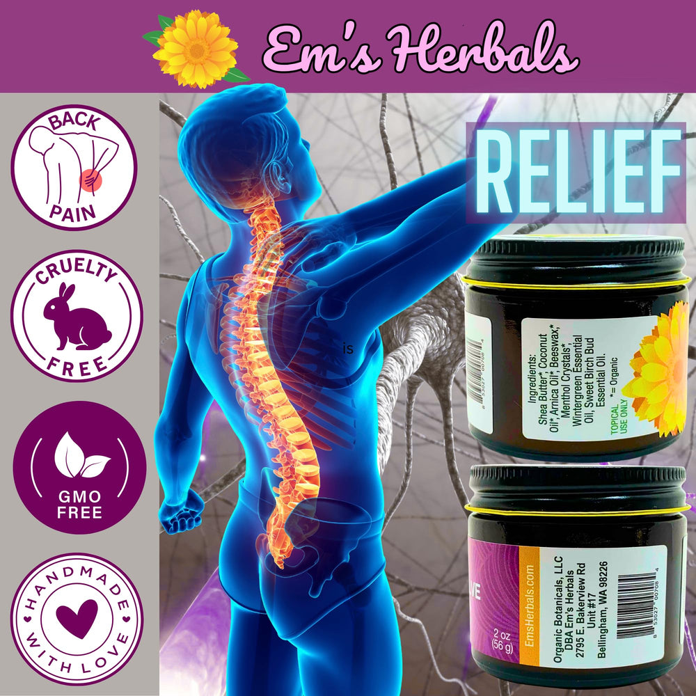 Em's Herbals Arnica Salve handmade in the USA in small batches