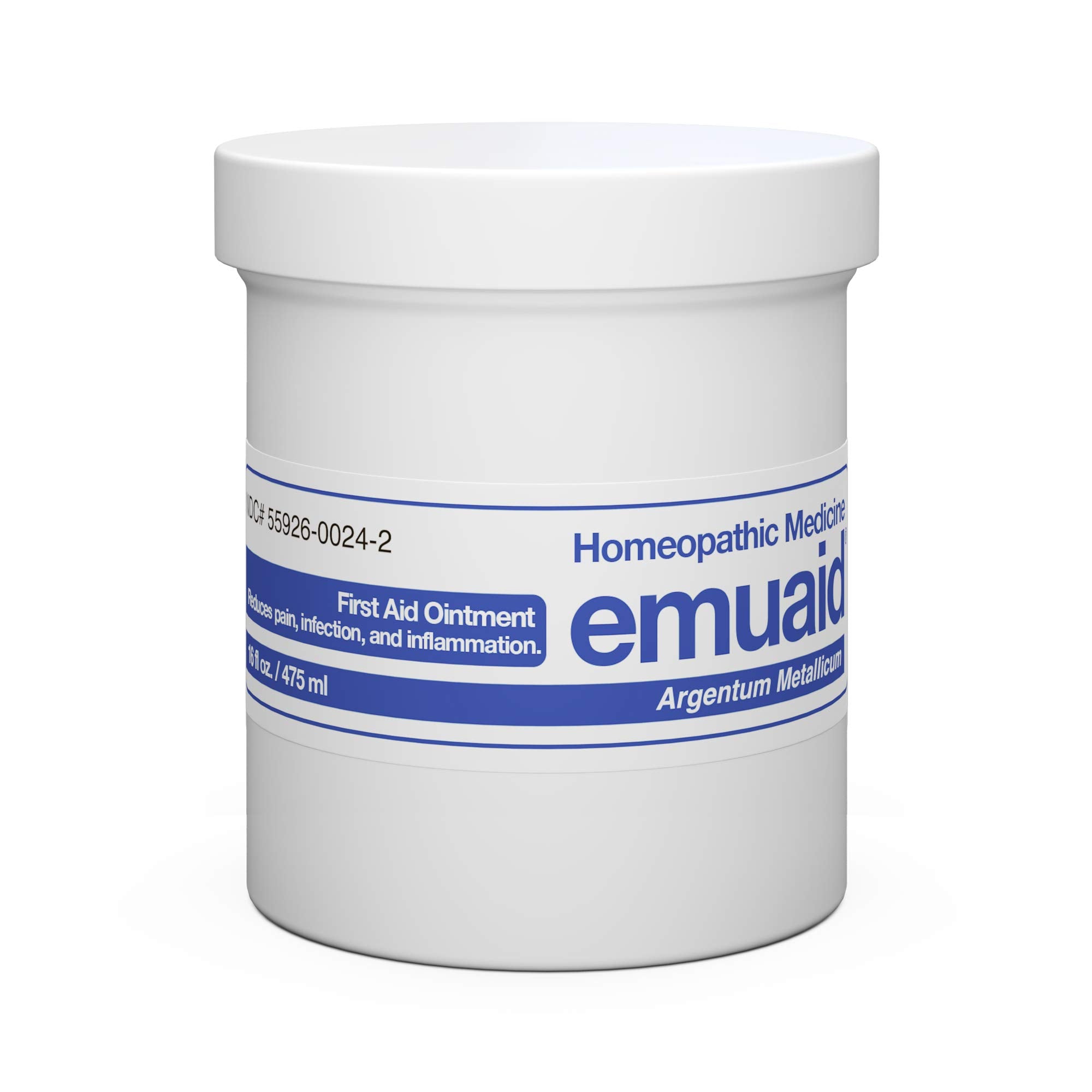 EMUAID ointment jar front view for soothing irritated skin