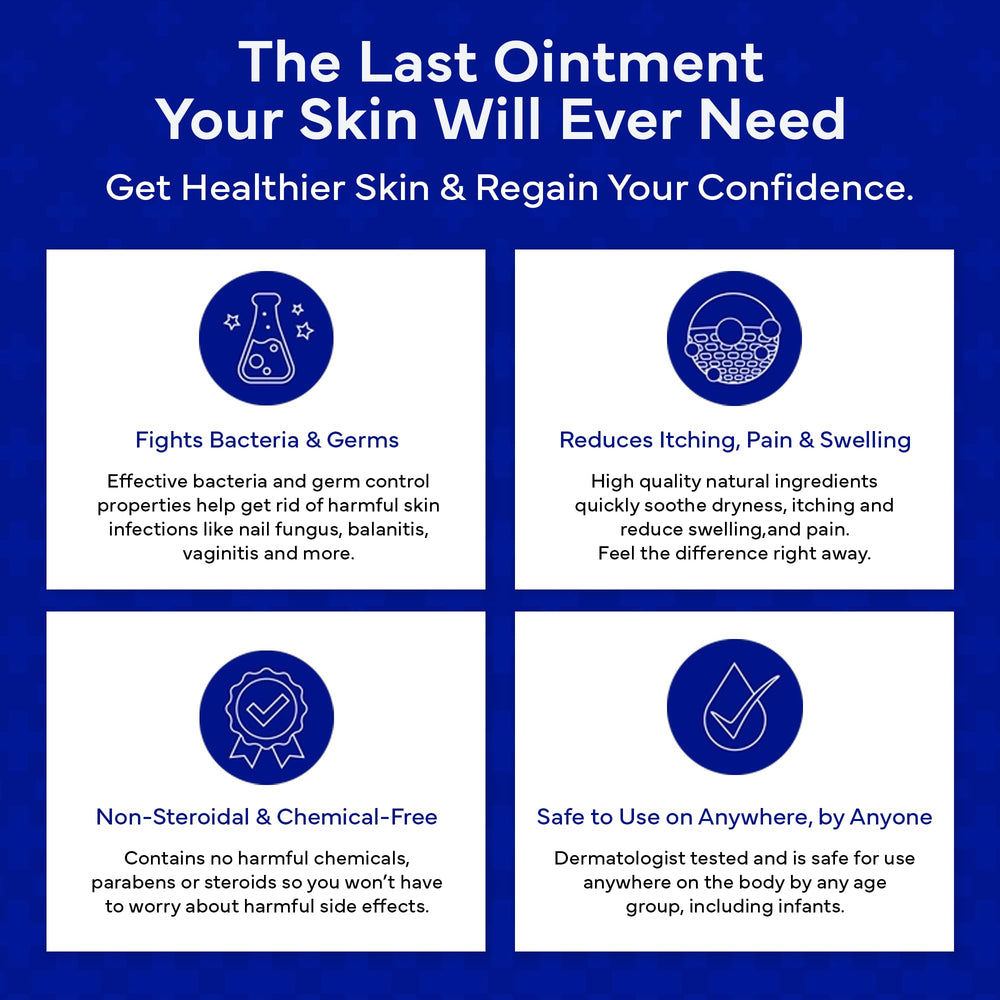 EMUAID ointment jar label with simple usage directions