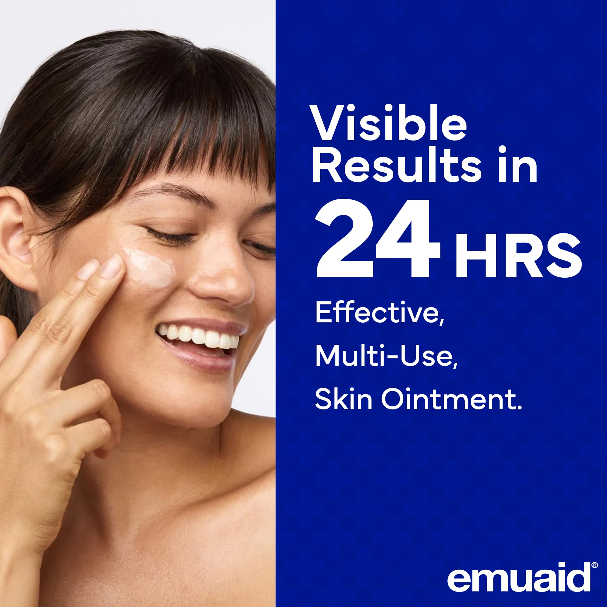 EMUAID ointment with tea tree oil close-up for fragrance-free relief