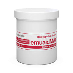 emuaidMAX eczema ointment jar front view showing 16oz size
