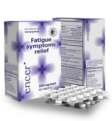 Encer homeopathic medicine packaging front view highlighting natural energy support