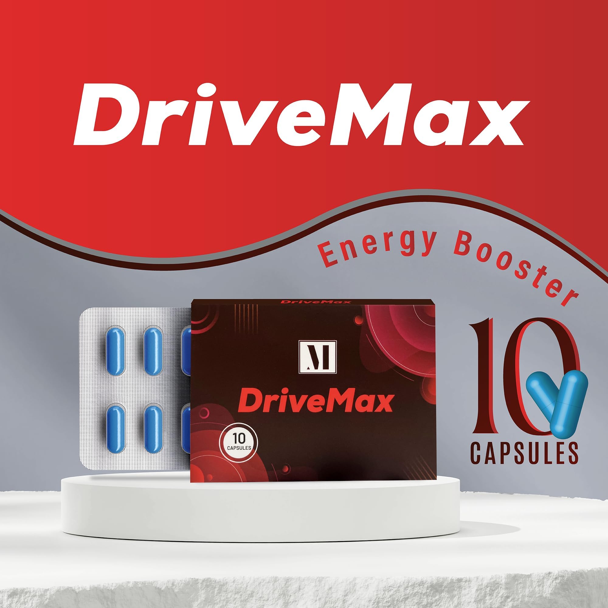 Endii Nutrients DriveMax travel-pack 10-count shown for on-the-go wellness