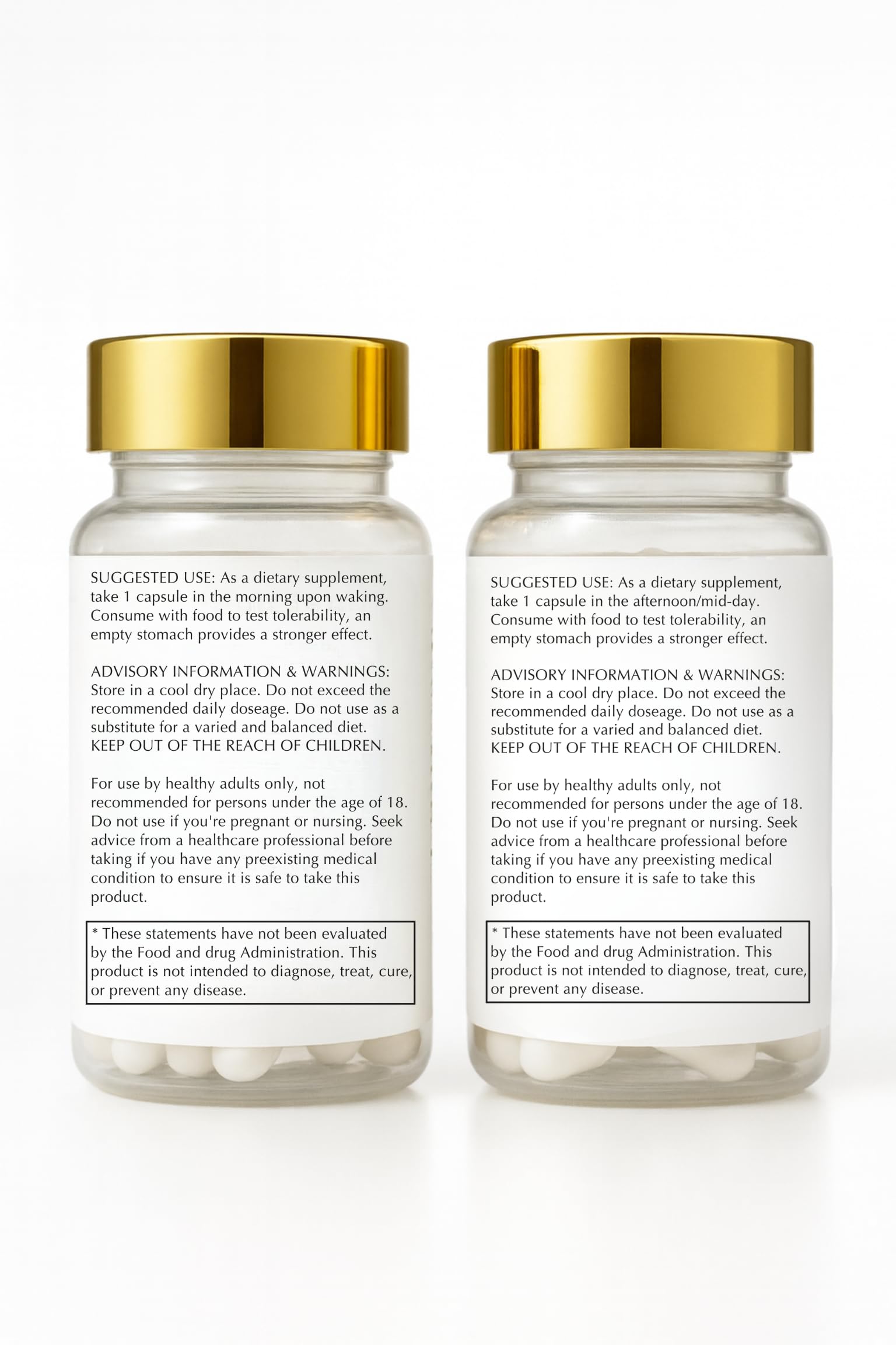 ENDOLLS Endo Warrior bottle back showing usage guidance